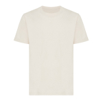 Unisex T-shirt van gerecycled katoen, slim fit, 160 g/m2 Iqoniq kleur naturel