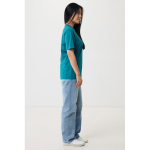 Unisex T-shirt van gerecycled katoen, slim fit, 160 g/m2 Iqoniq kleur pastel groen vierde weergave met model