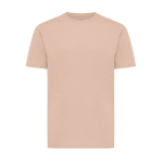 Unisex T-shirt van gerecycled katoen, slim fit, 160 g/m2 Iqoniq kleur zalm