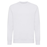 Unisex sweater van gerecycled katoen, slim fit, 280 g/m2 Iqoniq kleur wit