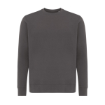 Unisex sweater van gerecycled katoen, slim fit, 280 g/m2 Iqoniq kleur mat zilver