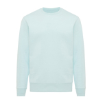 Unisex sweater van gerecycled katoen, slim fit, 280 g/m2 Iqoniq kleur mintgroen