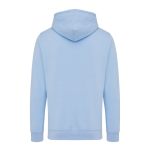 Unisex hoodie van gerecycled katoen, slim fit, 280 g/m2 Iqoniq kleur cyaan blauw tweede weergave