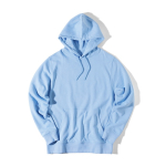 Unisex hoodie van gerecycled katoen, slim fit, 280 g/m2 Iqoniq kleur cyaan blauw derde weergave