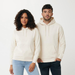 Unisex hoodie van gerecycled katoen, slim fit, 280 g/m2 Iqoniq kleur naturel vierde weergave