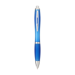 Goedkope pennen bedrukken met zwarte inkt kleur pastel blauw