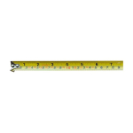 Gerecycled meetlint met rubberen grip Ruler 3M/16mm kleur geel vierde weergave