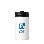 Thermosbeker van gerecycled rvs met draaibare deksel 250 ml met afdrukgebied