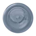 Transparante gerecyclede plastic fles met karabijnhaak 400ml tweede weergave