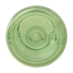 Gerecyclede plastic drinkfles voor op kantoor met breed handvat 500ml kleur groen tweede weergave