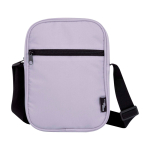 Waterafstotende crossbodytas van gerecycled polyester met vakken tweede weergave voorkant