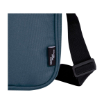 Waterafstotende crossbodytas van gerecycled polyester met vakken weergave detail 1