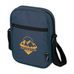 Waterafstotende crossbodytas van gerecycled polyester met vakken weergave transfer printen