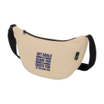 Waterafstotende heuptas van gerecycled polyester, inhoud 1,5 liter weergave zeefdruk