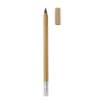 Bamboe ''infinity'' potlood met gum Bamboo Gum kleur naturel tweede weergave voorkant