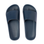 EVA-slippers voor het strand maat 40-41 en pantoffels met brede bandjes kleur marineblauw  negende weergave