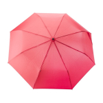 Automatische opvouwbare paraplu met bamboe handvat, Ø97 cm kleur rood eerste weergave