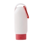 Zonnebrandcrème SPF 30 met karabijnhaak en bijpassende dop 60ml kleur rood eerste weergave
