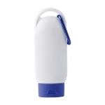 Zonnebrandcrème SPF 30 met karabijnhaak en bijpassende dop 60ml kleur ultramarijn blauw tweede weergave