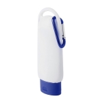 Zonnebrandcrème SPF 30 met karabijnhaak en bijpassende dop 60ml kleur ultramarijn blauw derde weergave