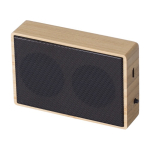 Draadloze 5.0 Bamboo bluetooth speaker Solar Bamboo kleur bruin tweede weergave