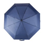 Automatische opvouwbare RPET paraplu, 190T, 8 panelen Ø98 kleur blauw eerste weergave