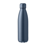 Grote stalen fles met thermosfunctie 750ml Lifestyle Premium kleur blauw eerste weergave