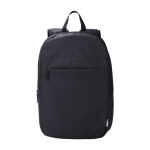 Laptoprugzak RPET 600D met voorvak 15” kleur zwart eerste weergave