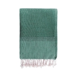 Pareo handdoek van gerecycled en organisch katoen 200 g/m2 kleur groen eerste weergave