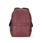 Nylon gerecyclede rugzak met waterdichte ritsen 22L 15,6” kleur bordeaux tweede weergave
