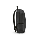 Nylon gerecyclede rugzak met waterdichte ritsen 22L 15,6” kleur zwart derde weergave