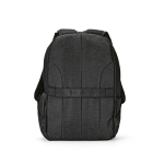 Nylon gerecyclede rugzak met waterdichte ritsen 22L 15,6” kleur zwart tweede weergave