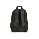Nylon gerecyclede rugzak met waterdichte ritsen 22L 15,6” kleur zwart achter weergave
