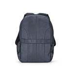 Nylon gerecyclede rugzak met waterdichte ritsen 22L 15,6” kleur blauw tweede weergave