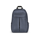 Nylon gerecyclede rugzak met waterdichte ritsen 22L 15,6” kleur blauw vooraanzicht