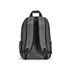 Nylon gerecyclede rugzak met waterdichte ritsen 22L 15,6” kleur donkergrijs achter weergave