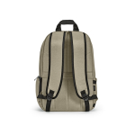 Nylon gerecyclede rugzak met waterdichte ritsen 22L 15,6” kleur camel achter weergave
