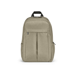Nylon gerecyclede rugzak met waterdichte ritsen 22L 15,6” kleur camel vooraanzicht