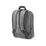 Nylon gerecyclede rugzak met waterdichte ritsen 22L 15,6” kleur lichtgrijs tweede weergave