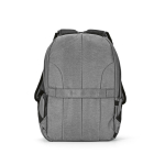 Nylon gerecyclede rugzak met waterdichte ritsen 22L 15,6” kleur lichtgrijs tweede weergave