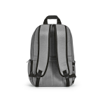 Nylon gerecyclede rugzak met waterdichte ritsen 22L 15,6” kleur lichtgrijs achter weergave