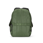 Nylon gerecyclede rugzak met waterdichte ritsen 22L 15,6” kleur miliair groen tweede weergave