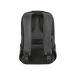 Rugzak van RPET met numeriek slot en snijbestendige stoffen 20L 15,6” kleur zwart achter weergave