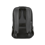 Rugzak van RPET met numeriek slot en snijbestendige stoffen 20L 15,6” kleur donkergrijs achter weergave