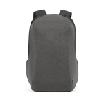 Rugzak van RPET met numeriek slot en snijbestendige stoffen 20L 15,6” kleur donkergrijs vooraanzicht