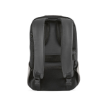 Rugzak van RPET met numeriek slot en snijbestendige stoffen 20L 15,6” kleur lichtgrijs achter weergave