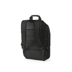 Rugzak van 300D RPET met voorritsvak 18L 15,6” kleur zwart tweede weergave