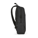 Rugzak van 300D RPET met voorritsvak 18L 15,6” kleur zwart derde weergave