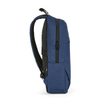 Rugzak van 300D RPET met voorritsvak 18L 15,6” kleur blauw derde weergave