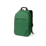 Rugzak van 300D RPET met voorritsvak 18L 15,6” kleur groen